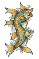 Jesus Fish tattoo design idea