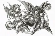 fairy tail tattoo design idea