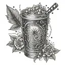 juice wrld 999 tattoo design idea