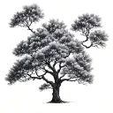 Acacia Tree tattoo design idea