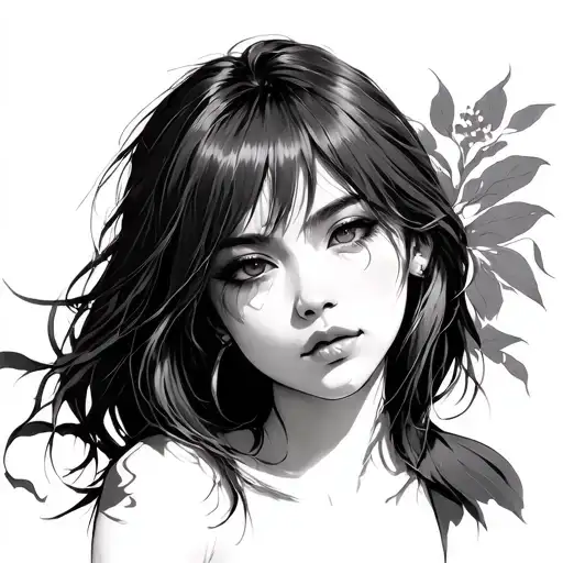 Asuka tattoo design idea