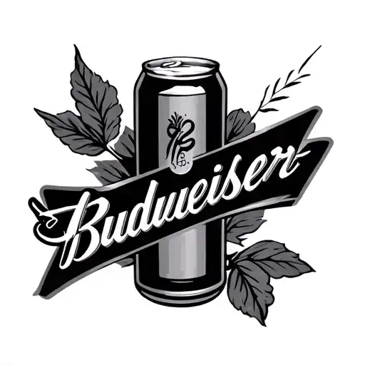 Budweiser tattoo design idea