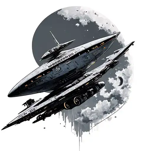 the enterprise  tattoo design idea