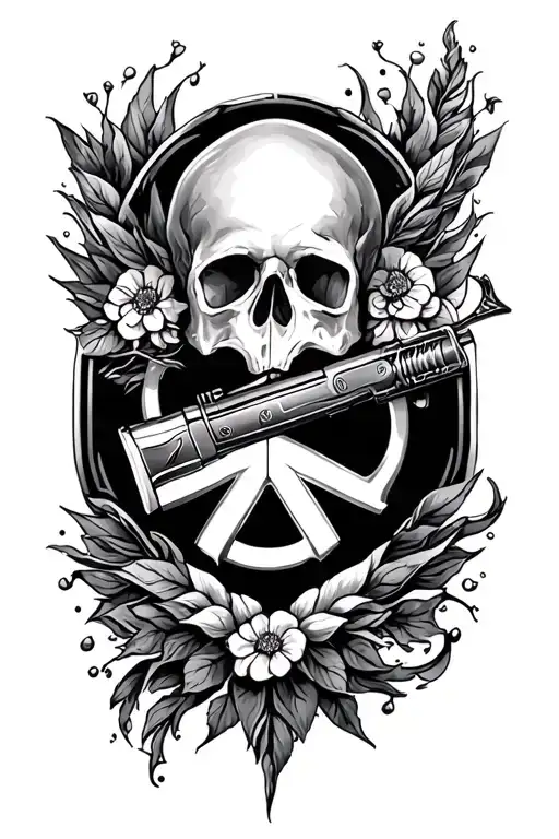 Peacemaker tattoo design idea