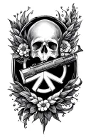 Peacemaker tattoo design idea