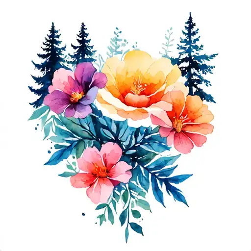 PNW tattoo design idea