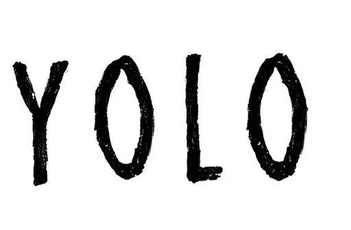 "YOLO" tattoo design idea