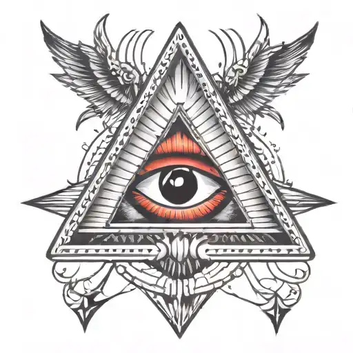 illuminati tattoo design idea