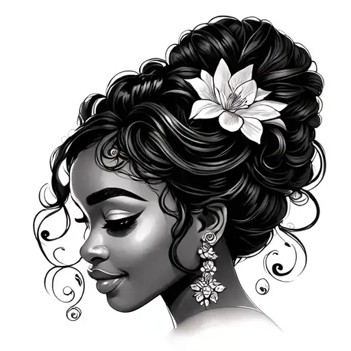 Tiana tattoo design idea