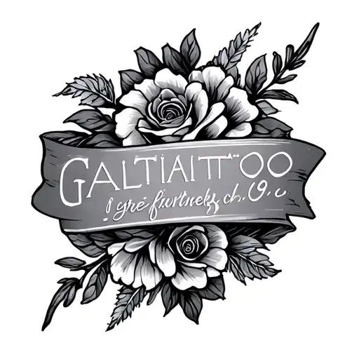 Galatians 6:9 tattoo design idea