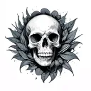 bio organical ripping tattoo design idea