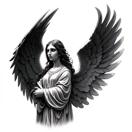 Seraphim Angel tattoo design idea