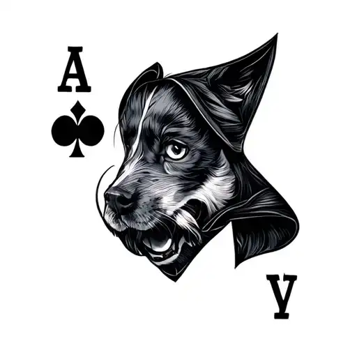 Blackjack tattoo design idea