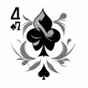 Blackjack tattoo design idea