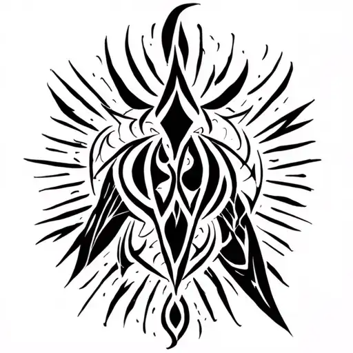 God has mercy, the work is in man tattoo design idea