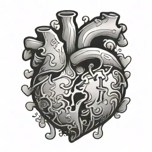Heart Puzzle Piece tattoo design idea
