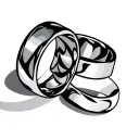 Couple Ring tattoo design idea