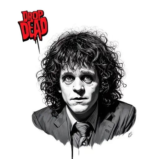 drop dead fred movie scene tattoo design idea