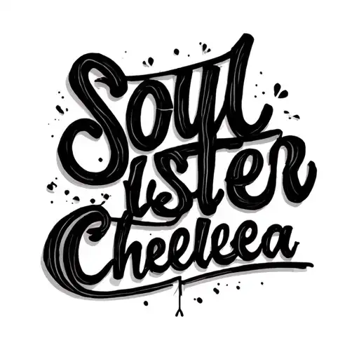 "Soul Sister Chelsea" best friend tattoo tattoo design idea