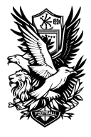 doves, football club logo incorporated, lions and birds, sons birthday, nature  tattoo design idea