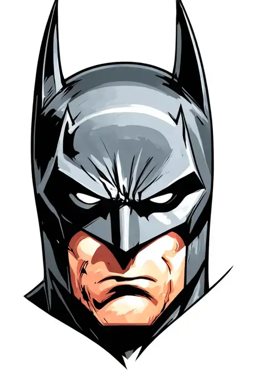 batman logo tattoo design idea