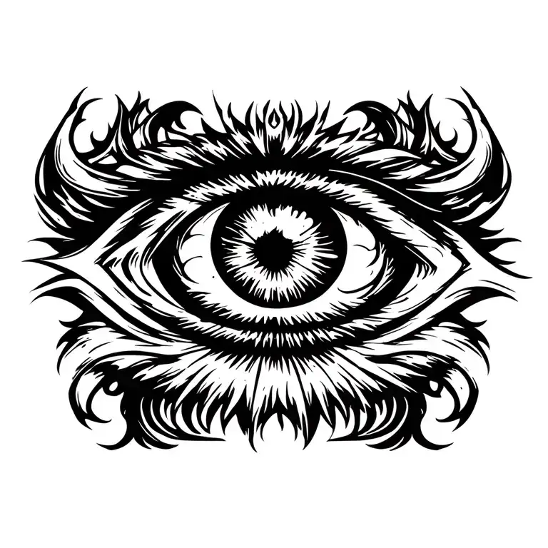 men evil eye chest tattoo design tattoo design idea