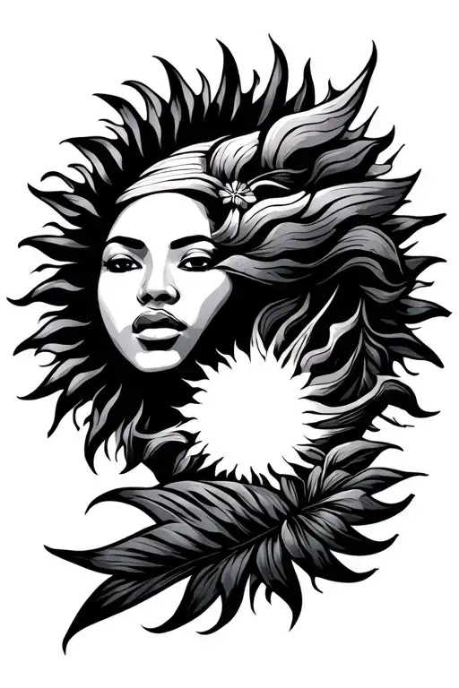 3 stars and a sun with philippine tattoo design tattoo design idea