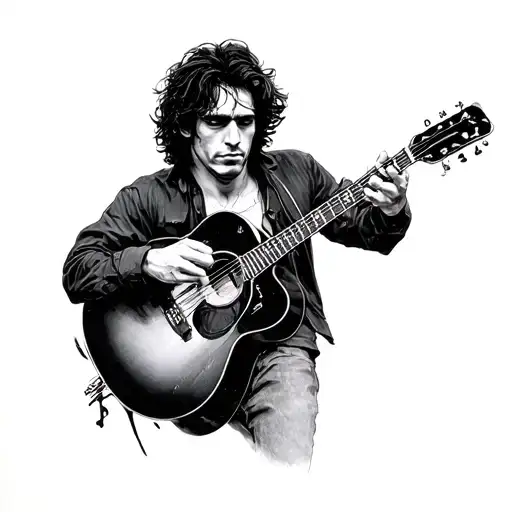 Jeff Buckley tattoo design idea