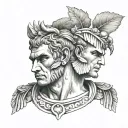 CAESAR tattoo design idea