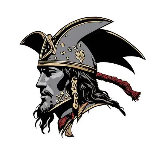 conquistador tattoo design idea