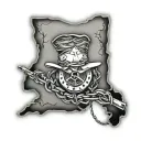 A West Virginia state outline tattoo with barbed wire accents and a nurse's hat silhouette tattoo design idea