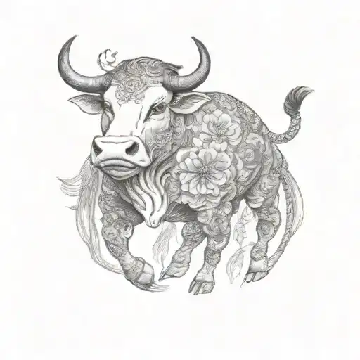 carabao tattoo design idea