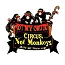 "Not my Circus, Not my monkeys" Circus monkeys engaged in activities tattoo design idea
