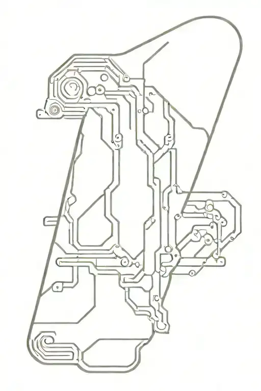 circuit board forearm tattoo tattoo design idea