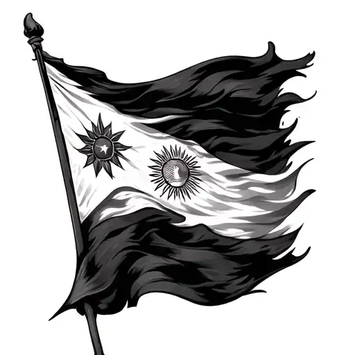 Filipino Flag tattoo design idea