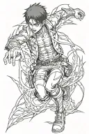 Eren Yeager Attack Titan tattoo design idea