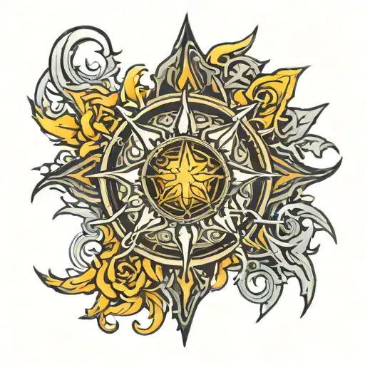 Godsmack sun logo tattoo design idea