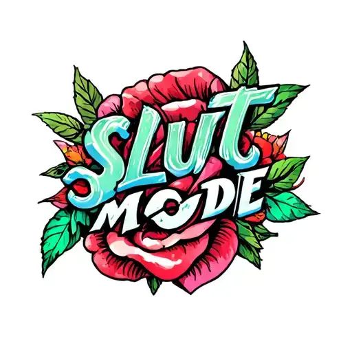 "SLUT MODE" On Switch tattoo design idea