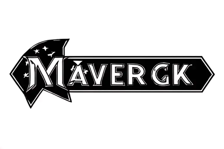 names, Maverick, Memphis, Billie tattoo design idea