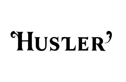 "Hustler" tattoo design idea
