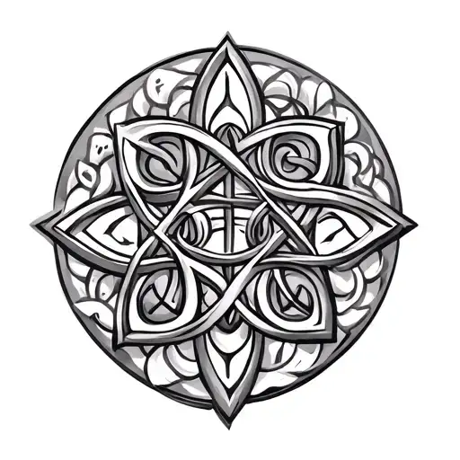 Symbols Family Celtic tattoo design idea