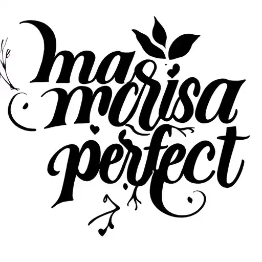 "marisa perfect" herz tattoo design idea