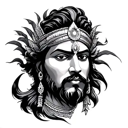 Mahabharat tattoo design idea