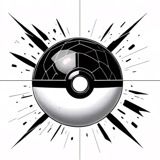 Pokeball tattoo design idea
