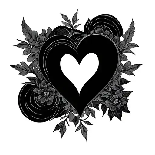 Phrase I searched and longed for something I couldn't name exactly. But I found you. Something gothic between love and pain tattoo design idea