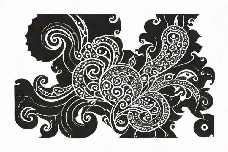 tribal indonesian design tattoo design idea