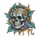 risk rich tattoo design idea