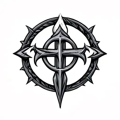 Veles slavic god sign or rune tattoo design idea