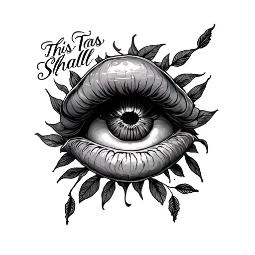 This Too Shall Pass tattoo design idea