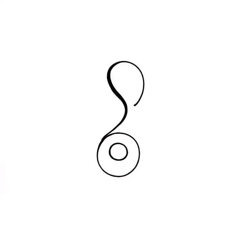 Semicolon as a sign of depression tattoo design idea